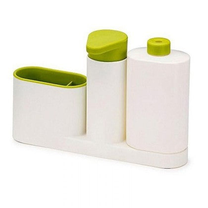 3 In 1 Multifunctional Sink Tidy Plastic Caddy Sponge Holder