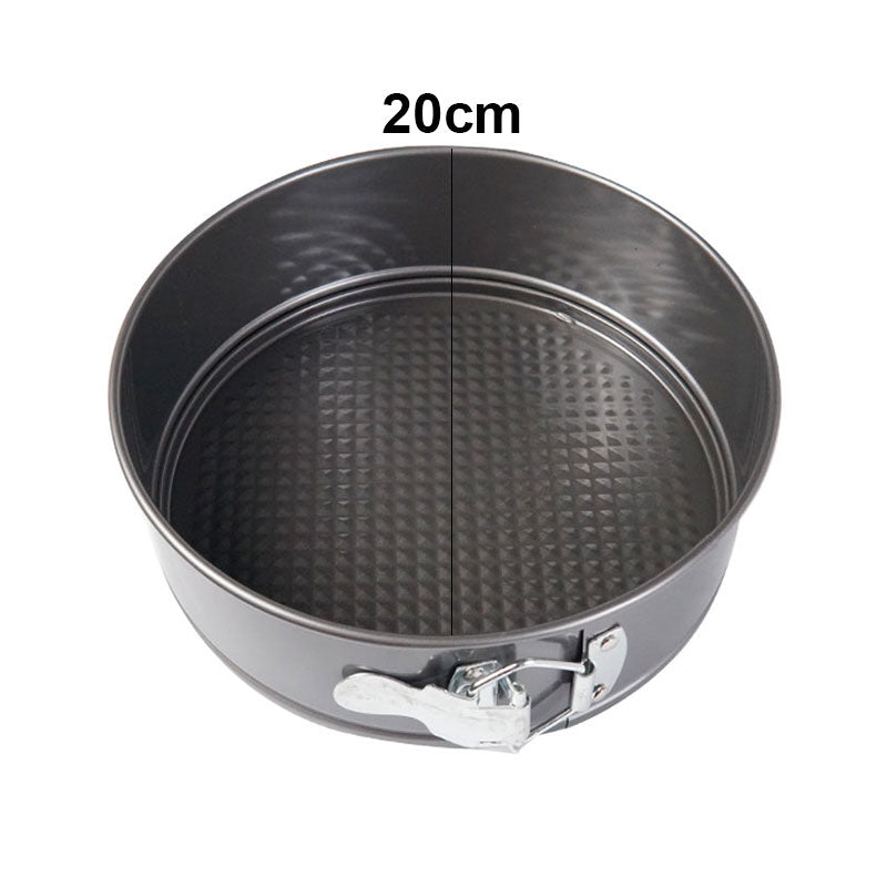 3 Shapes Cake Mold Non Stick Removable Base 18, 20 & 22 cm