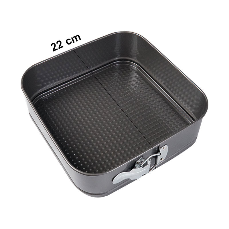 3 Shapes Cake Mold Non Stick Removable Base 18, 20 & 22 cm