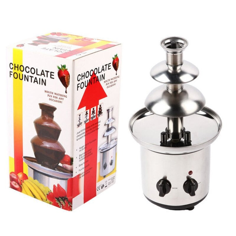 3 Tier Chocolate Fountain Stainless Steel