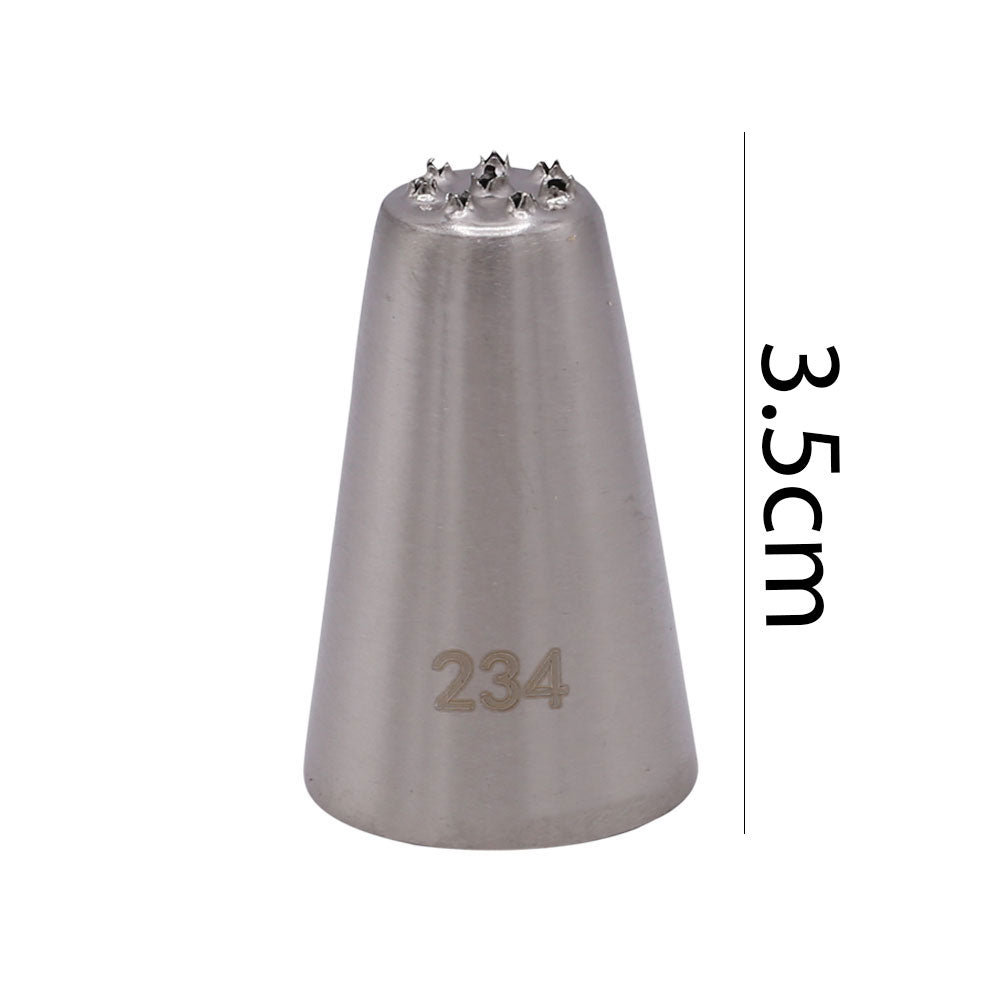 Grass Icing Nozzle Stainless Steel Large