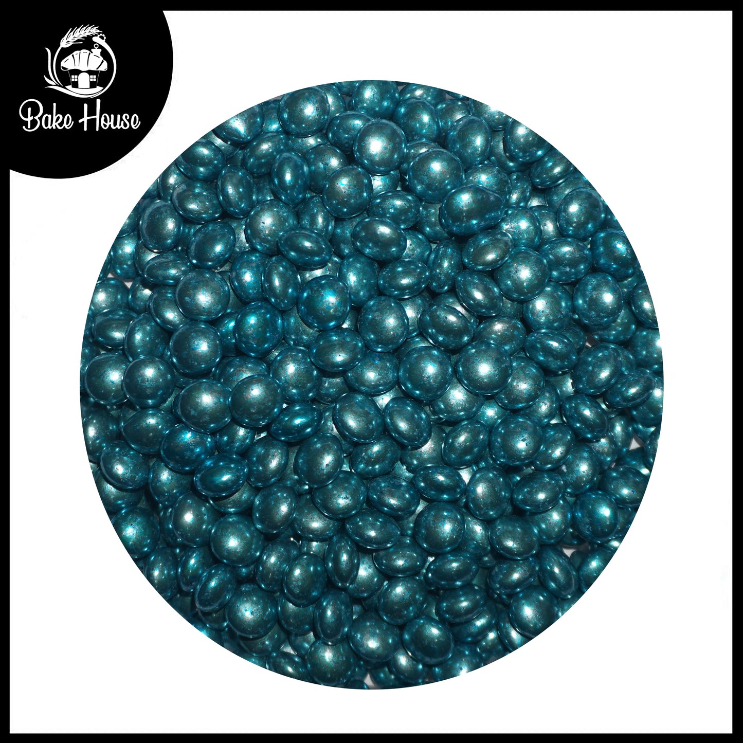Bake House Metallic Teal Dome Edible Sprinkles