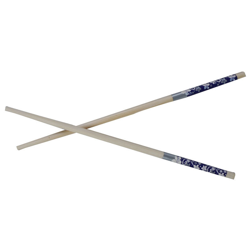 Flowers Design Bamboo Chopsticks 10 Pairs Pack