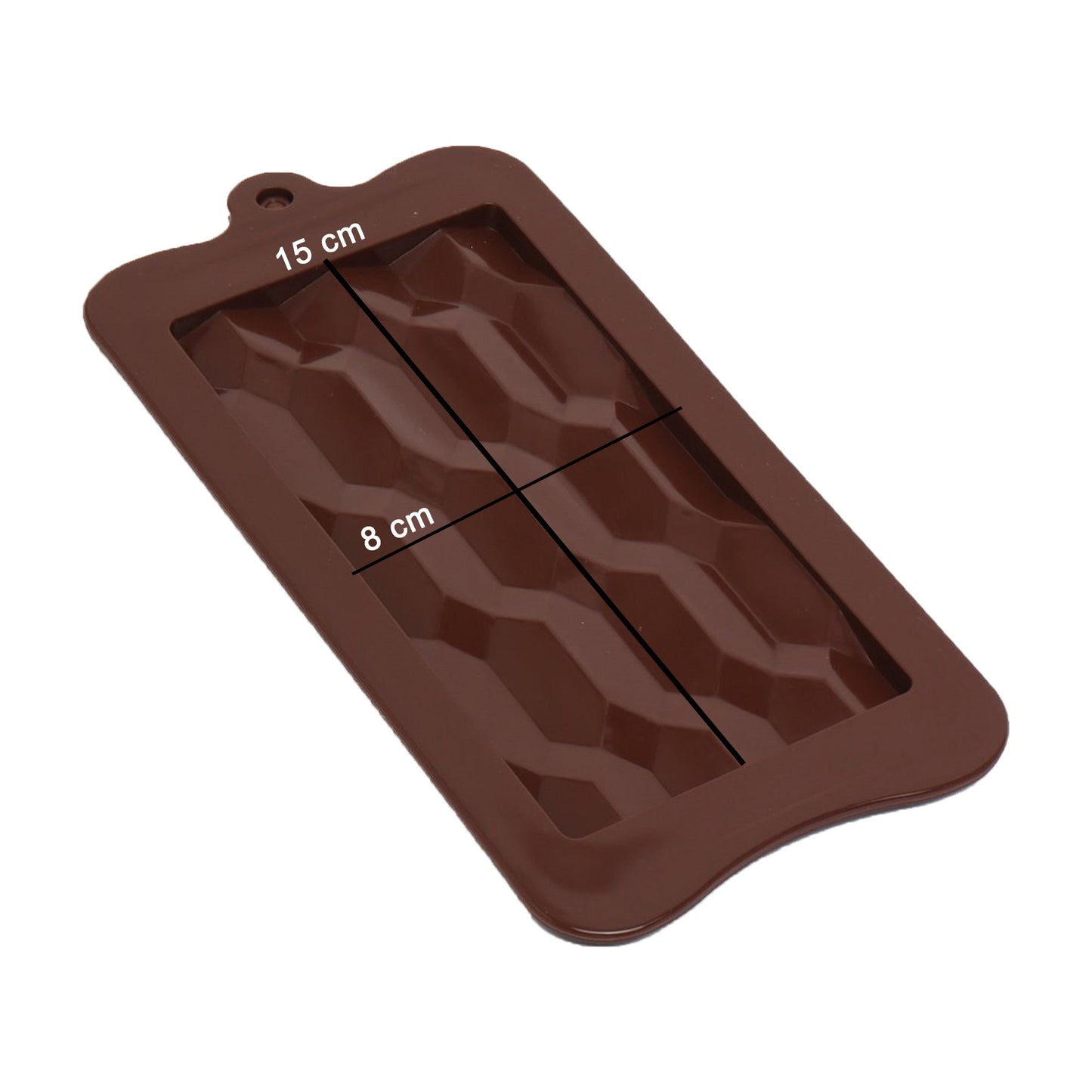 Geometric Wall Design Chocolate Bar Silicone Mold