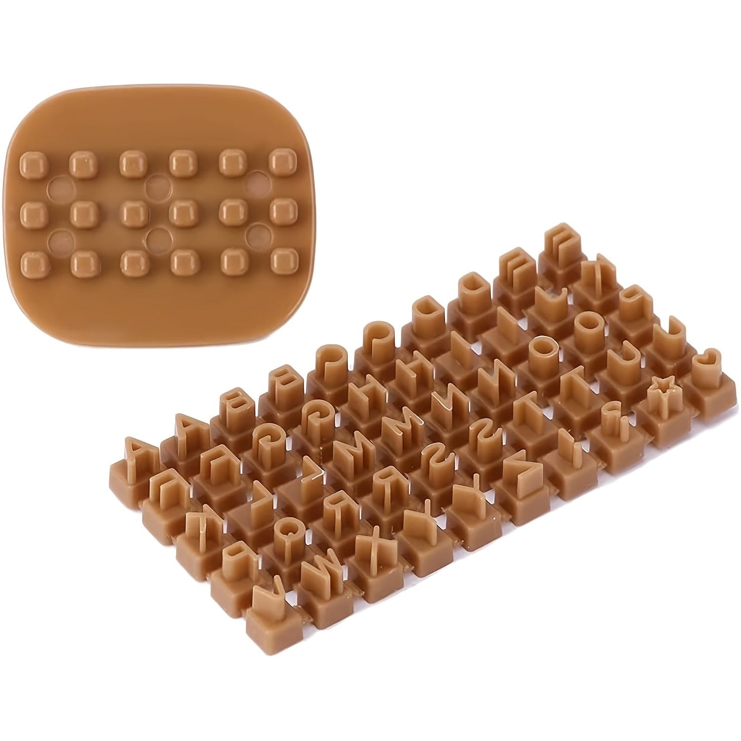 Mini Alphabets, Numbers And Symbols Cookies Fondant Embosser