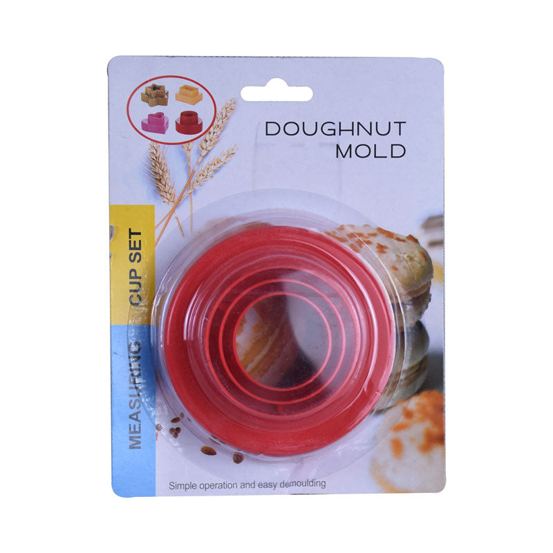Double Sided Donut And Cookies Dough Cutter 3 Pcs Set Plastic