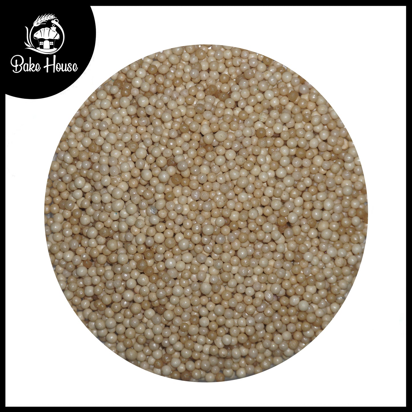 Bake House Golden Beige Pearl Edible Sprinkles