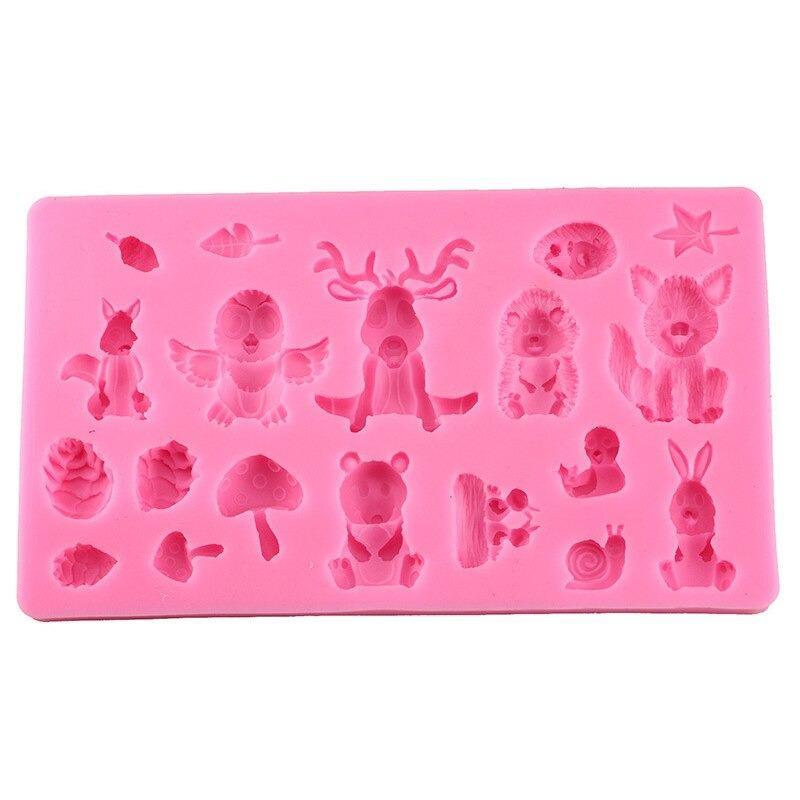 3D Animals Silicone Fondant & Chocolate Mold
