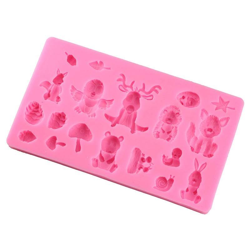 3D Animals Silicone Fondant & Chocolate Mold