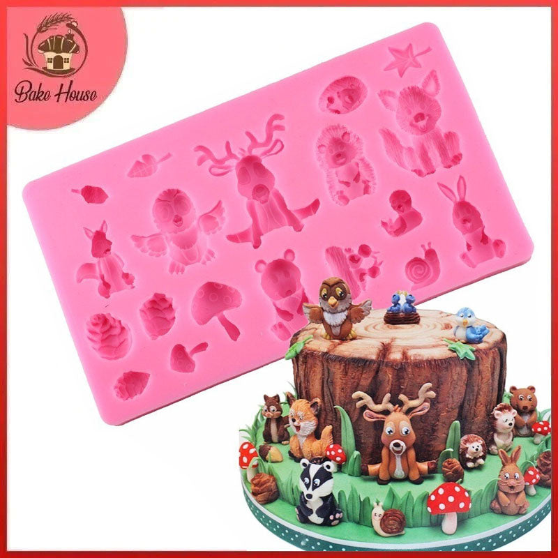 3D Animals Silicone Fondant & Chocolate Mold