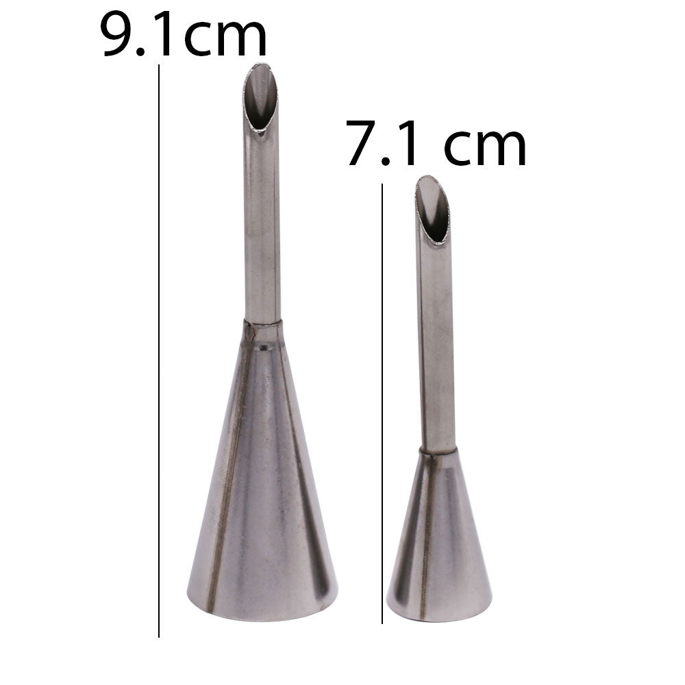 Cupcake Filling Nozzle Stainless Steel 2pcs pack