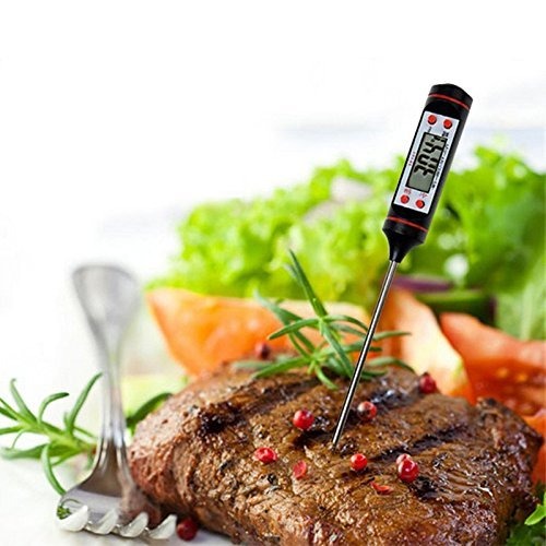 Digital Food Kitchen Thermometer with Plastic Box (TP-101)
