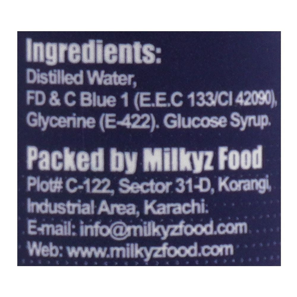Milkyz Food Liquid Food Color Deep Royal Blue 18ML Dropper Bottle