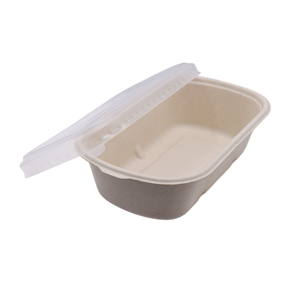 Sugarcane Bagasse Oval Lunch Box 1000ml