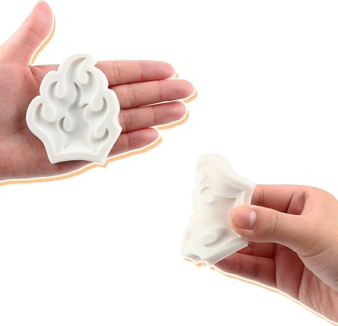 Fire Silicone Fondant Mold Small