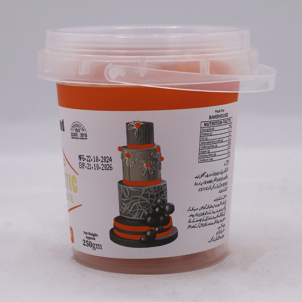 Milkyz Food Fondastic Orange Fondant Sugar Paste 250gm