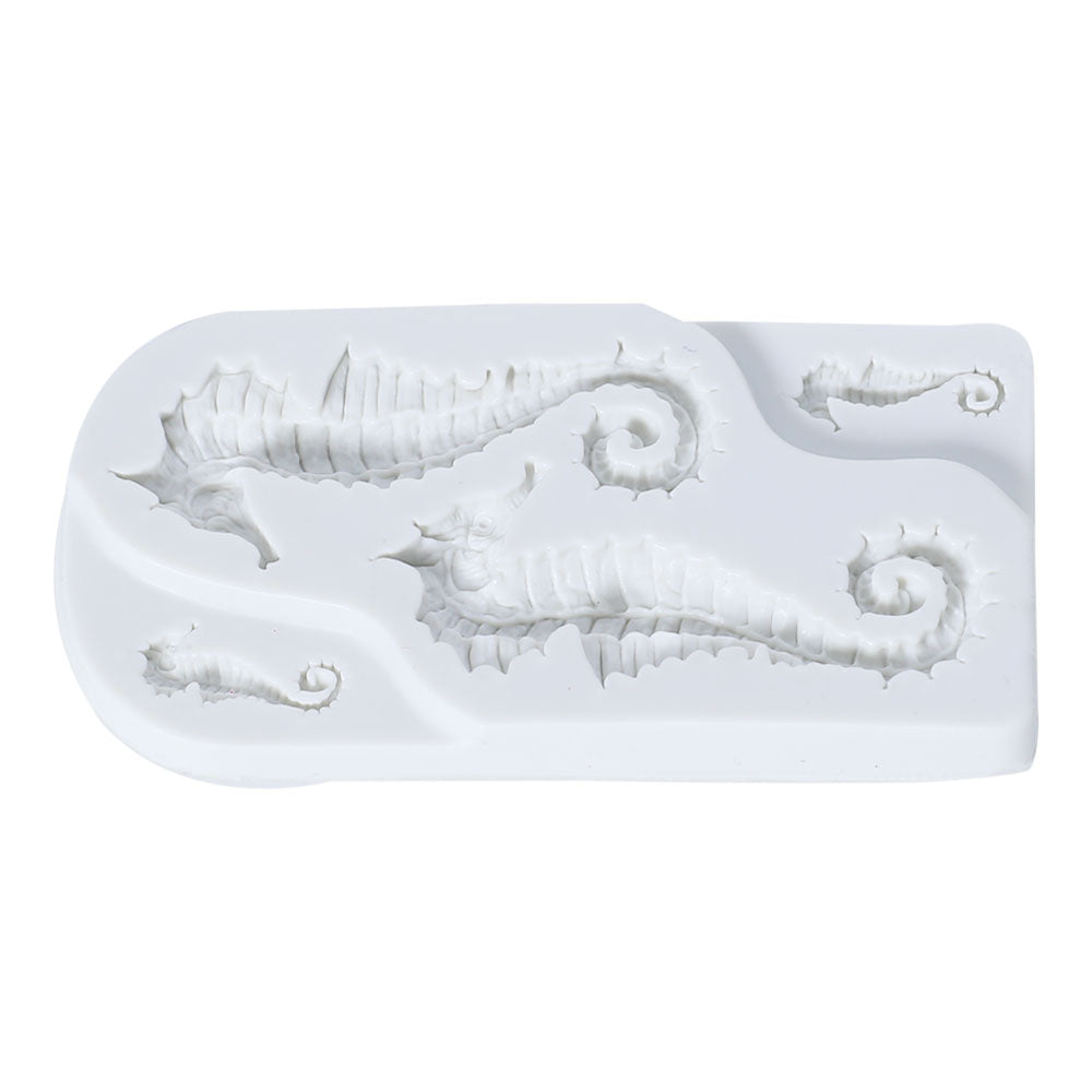 Sea Horse Silicone Fondant Mold 4 Cavity