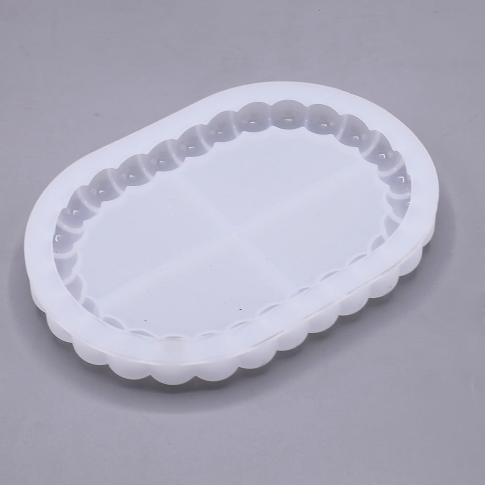 Oval Bubble Tray Silicone Chocolate Mold