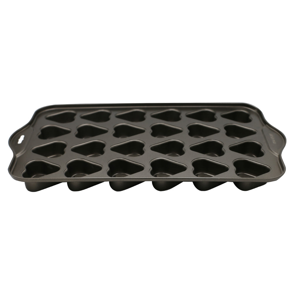 Heart Shape Mini Cheese Cake Pan 24 Cavity Non Stick