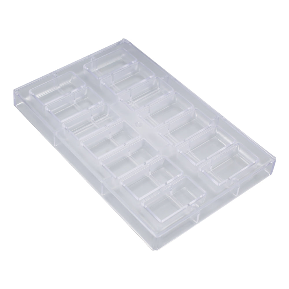 Acrylic Chocolate Block Mold 14 Cavity