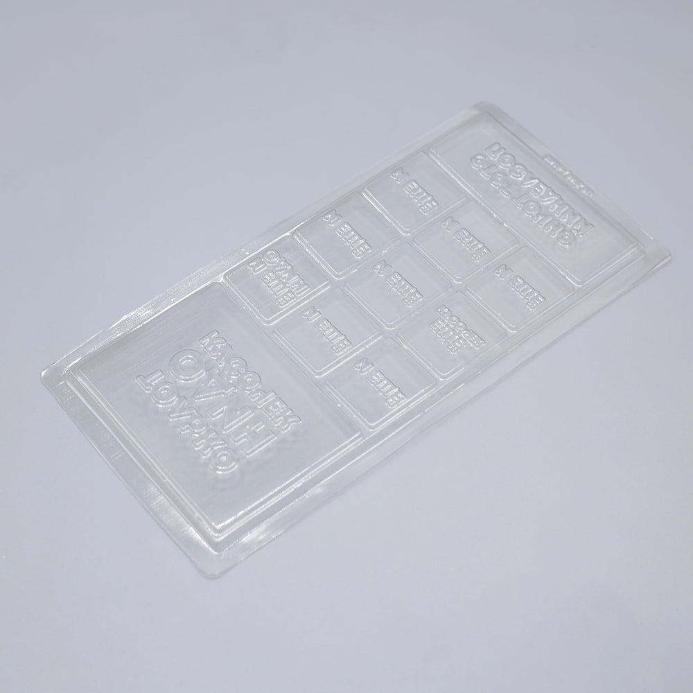 Mix Shapes Acrylic And Chocolate Mold 11 Cavity