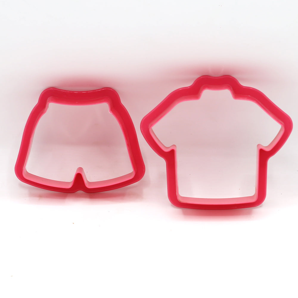 Girl Skirt Cookie Cutter 2Pcs Set