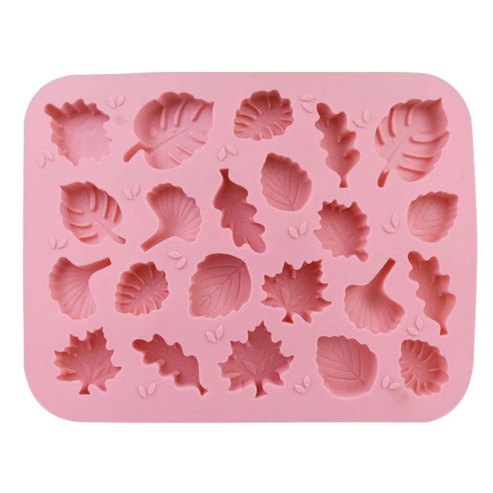 Mix leaf Silicone Chocolate & Fondant Mold 22 Cavity