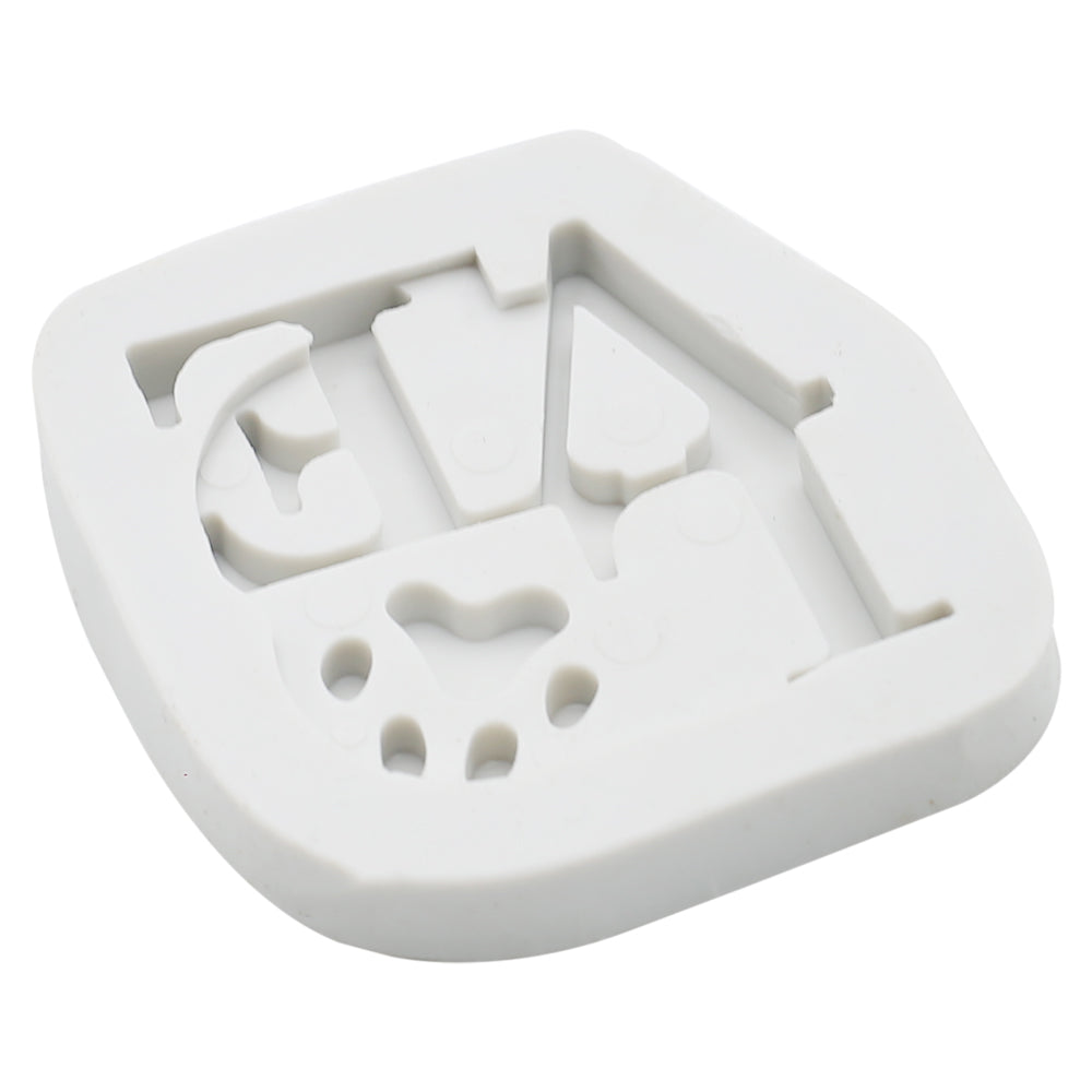 Love With Bear Paw Silicone Fondant Mold