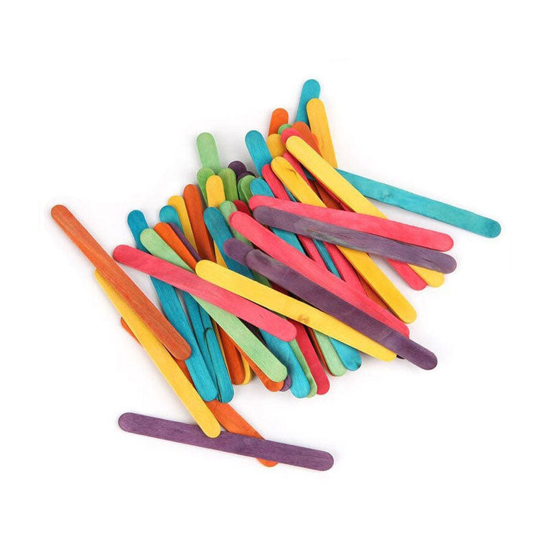 Ice Cream Sticks Colorful Large