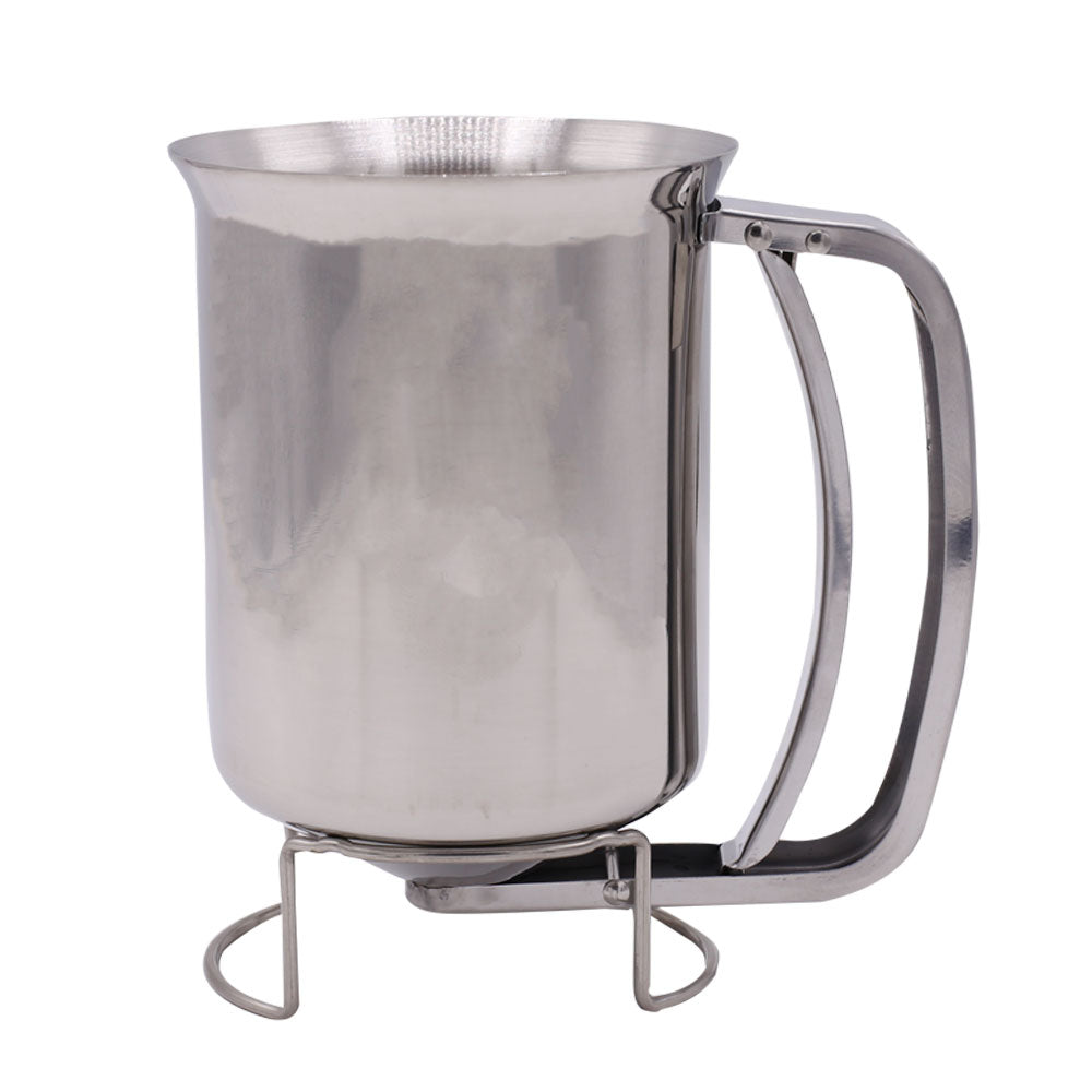 Mug Style Stainless Steel Pancake Batter Dispenser