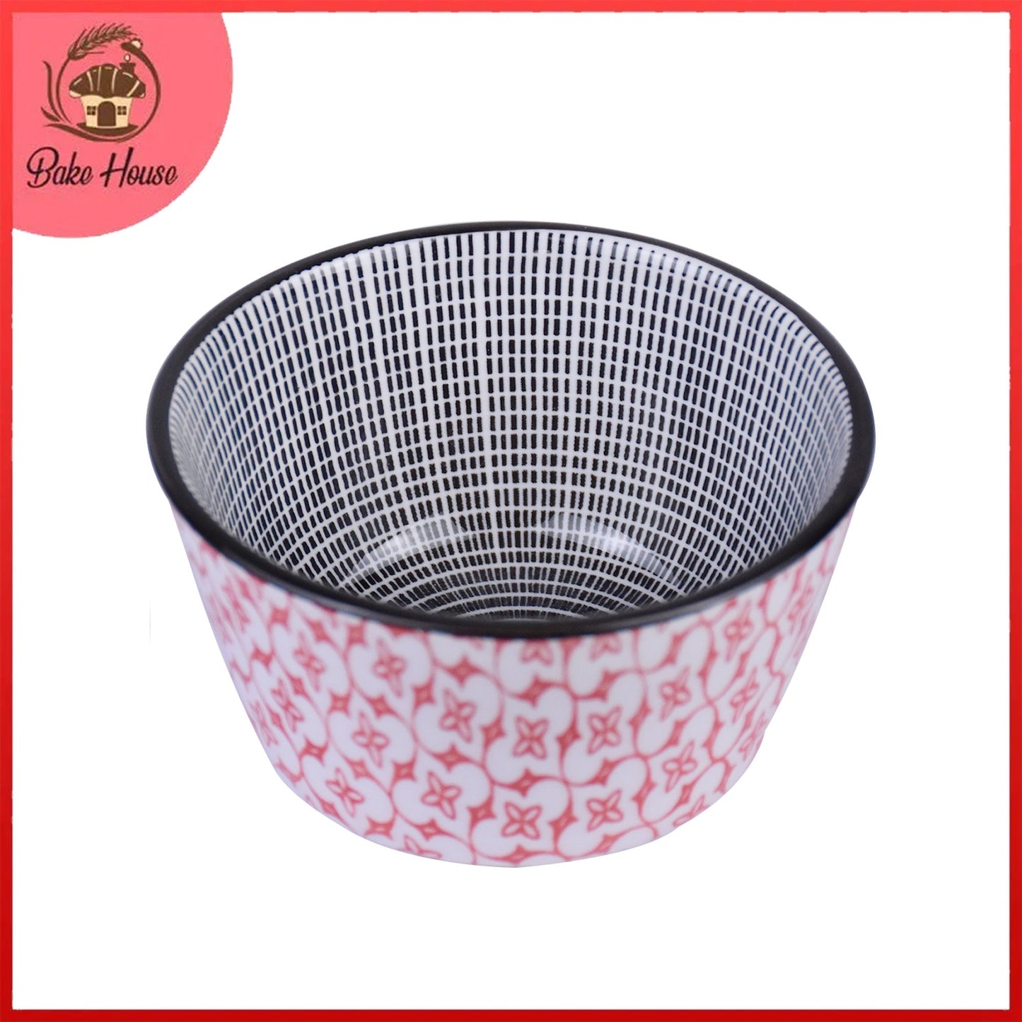 Danny Home Porcelain Black Dotline Small Bowl