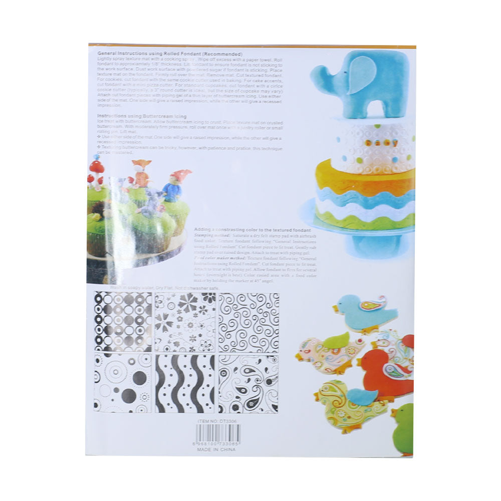 Modern 6 Design Texture Mat Set