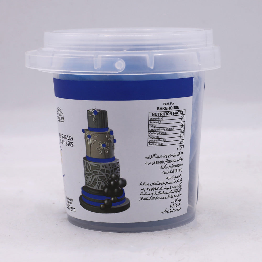 Milkyz Food Fondastic Deep Blue Fondant Sugar Paste 250gm