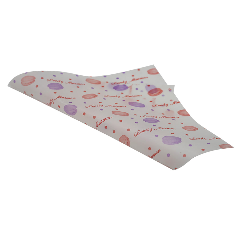 Lovely Macaron Wax Paper 50Pcs Pack