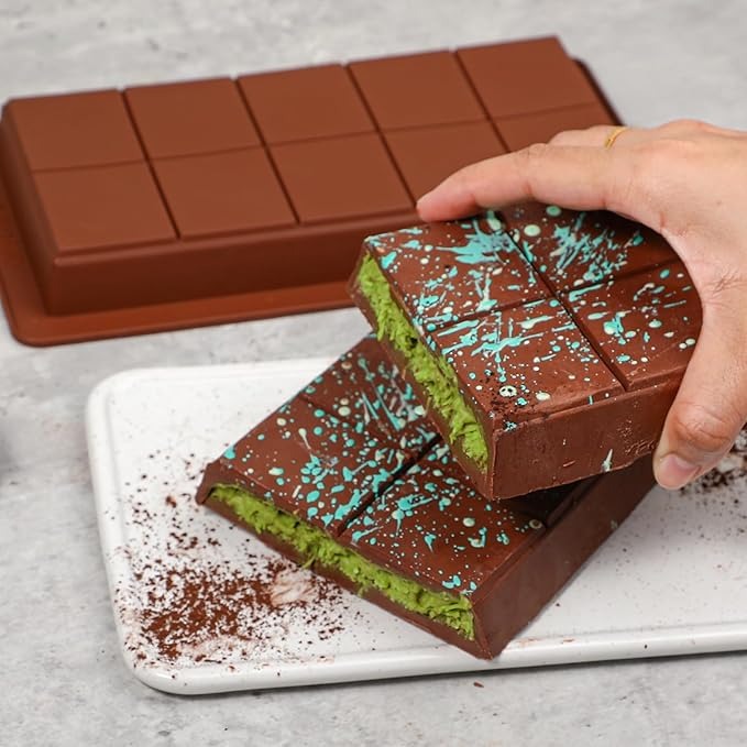 DairyMilk Silicone Chocolate Block Mold 10 Cavity