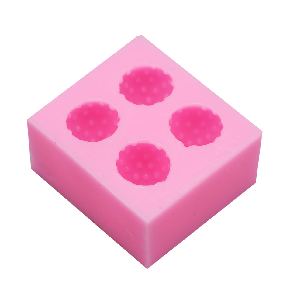 Strawberry Silicone Fondant Mold 4 Cavity