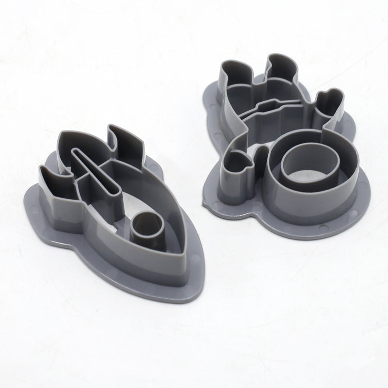 Space Theme Cookie Cutters 2Pcs Set