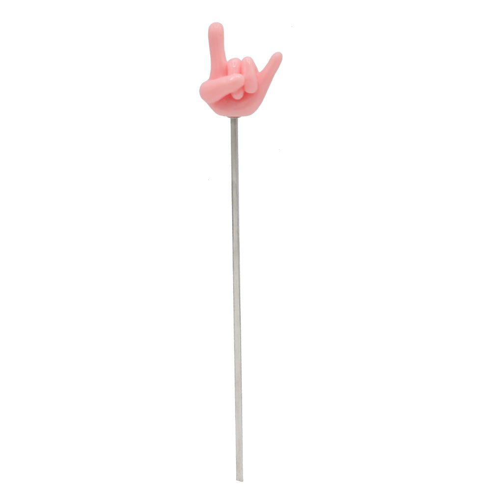 Hand Design Cake Tester Stainless Steel With Plastic Handle