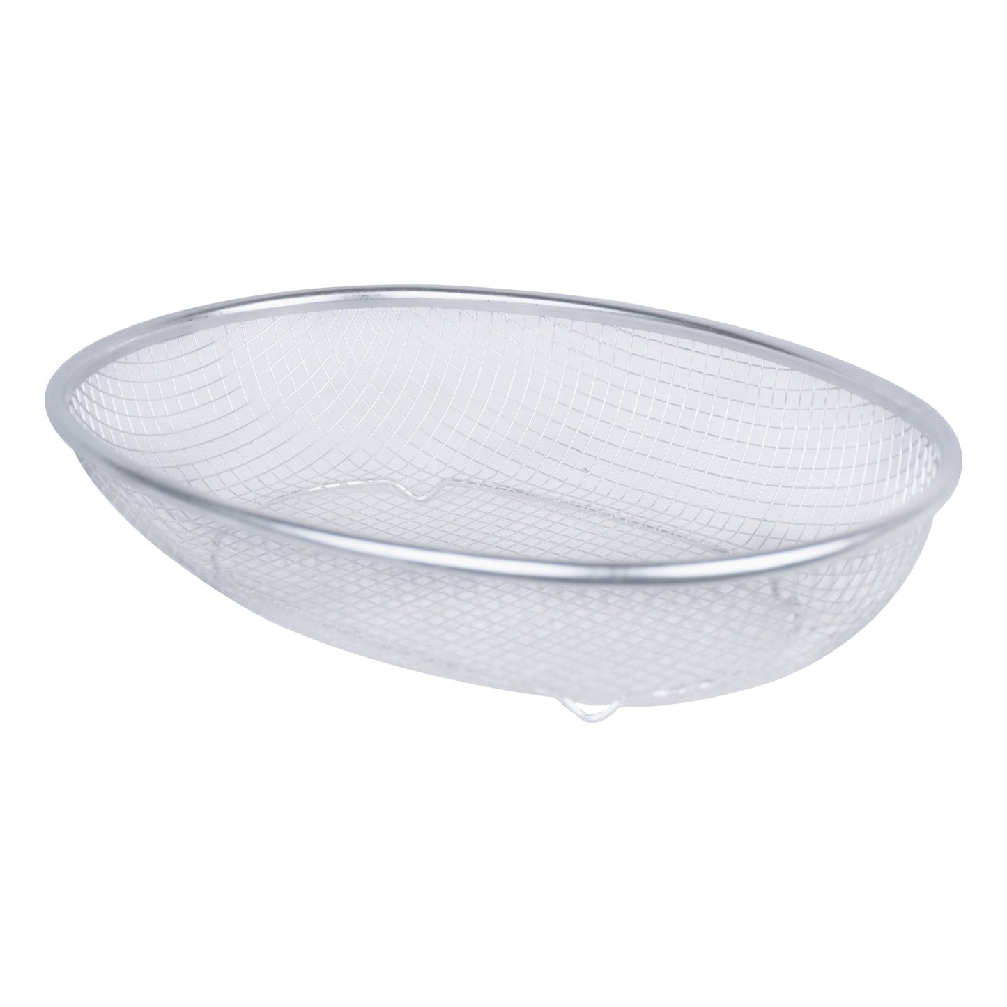 Oval Strainer Stainless Steel Fruit & Vegetable Basket 28x19x6 cm