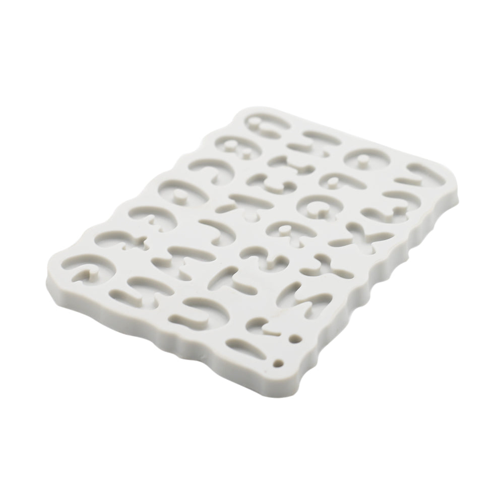 Uppercase Alphabet Silicone Fondant Mold 28 Cavity
