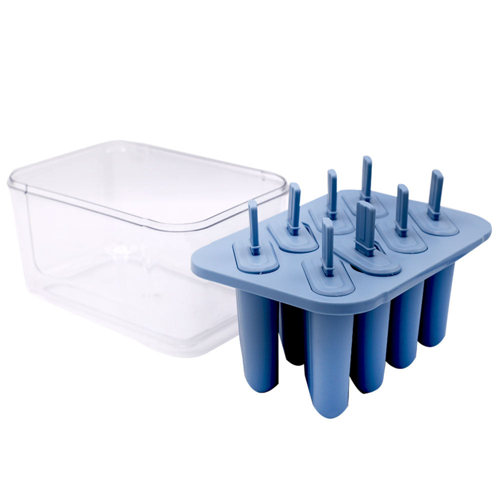 8 Sticks Popsicle Plastic Mold With Cover