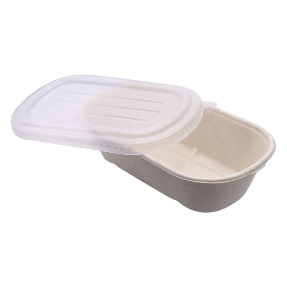 Sugarcane Bagasse Oval Lunch Box 750ml
