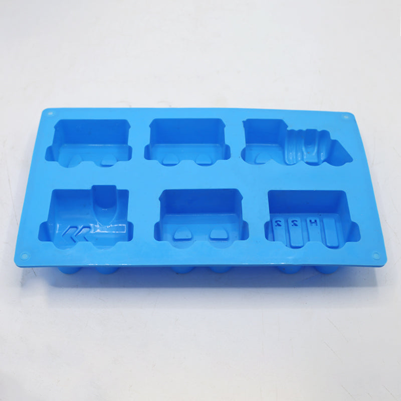 Train Silicone Baking Mold 6 Cavity
