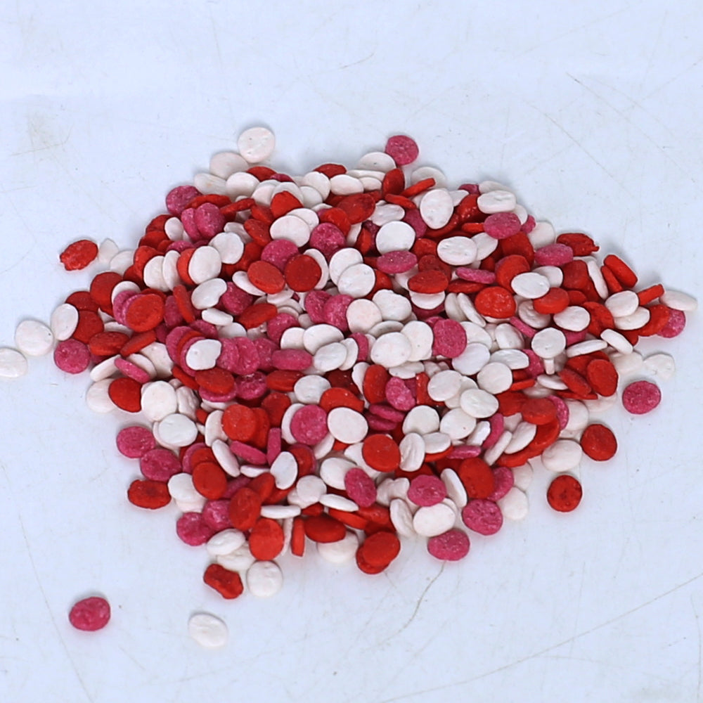 MR Bake Confetti Round Mix Sprinkles (Red,Pink,White) – 90g Jar