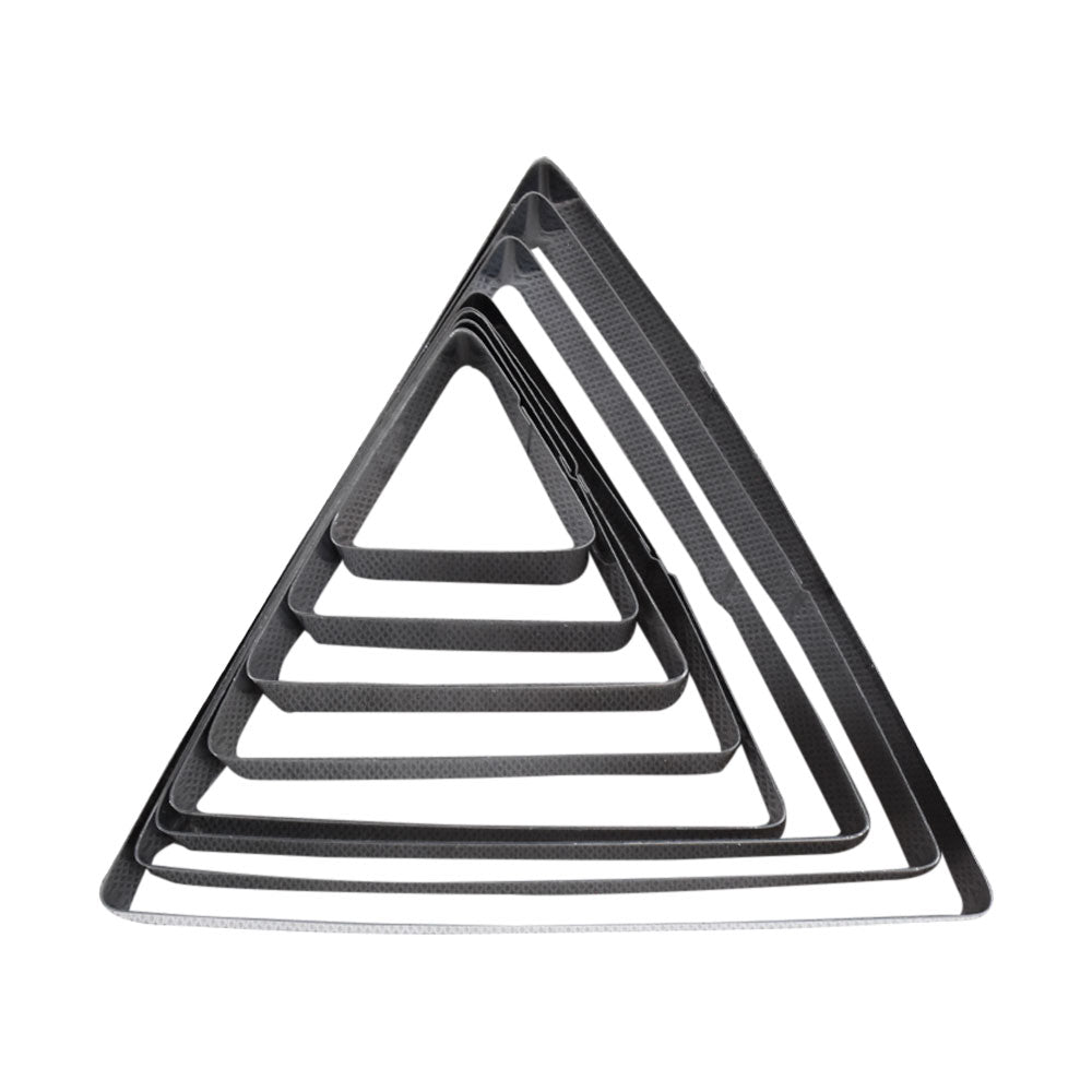 Triangle Cookie & Fondant Cutter Stainless Steel 8Pcs Set