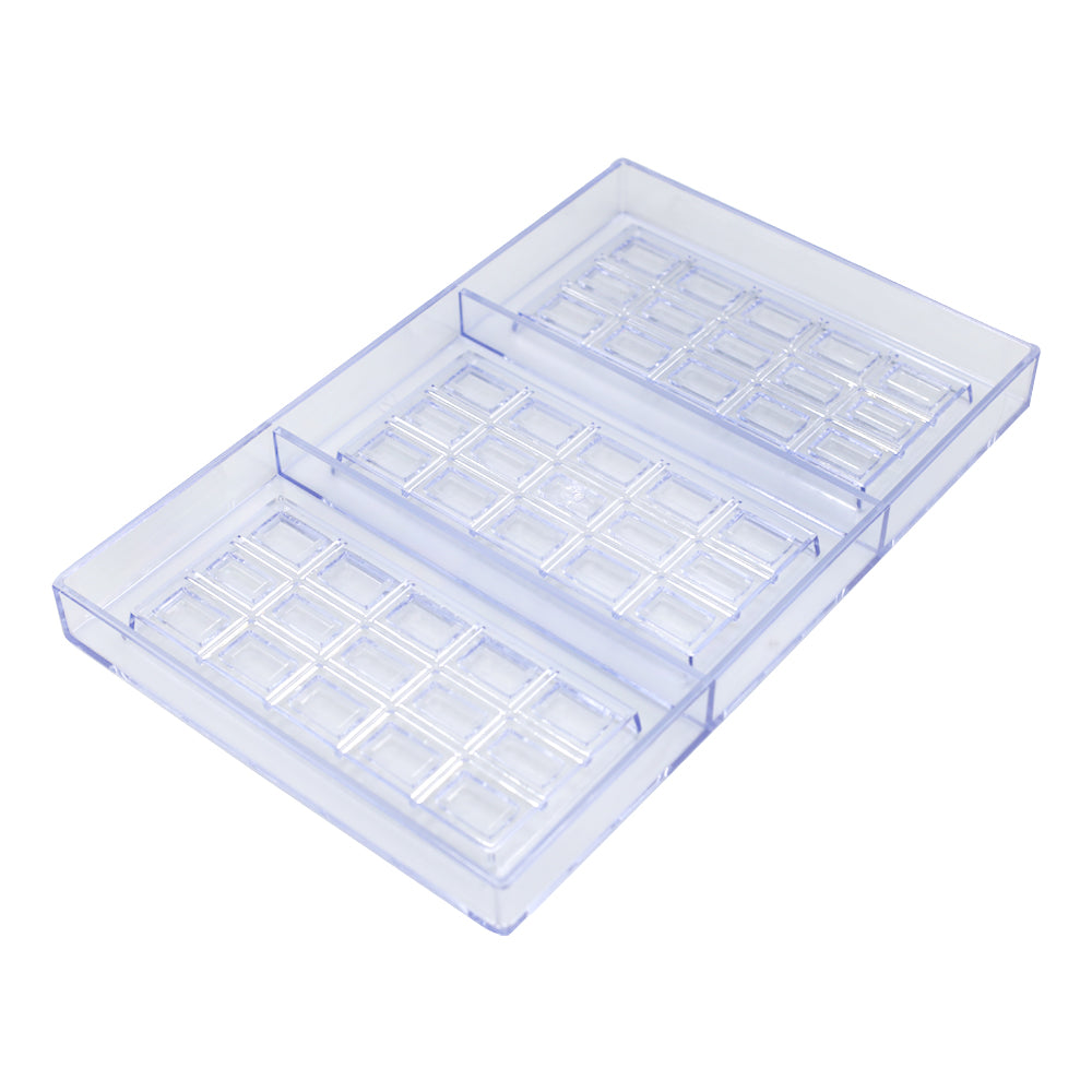 KitKat Bar Acrylic Chocolate & Candy Mold 3 Cavity