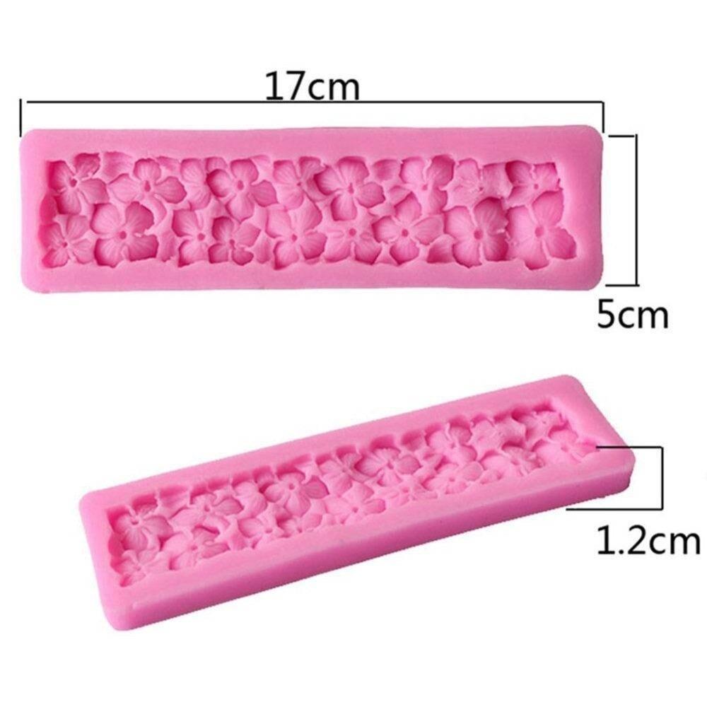 4 Petal Flower Lace Silicone Fondant & Chocolate Mold