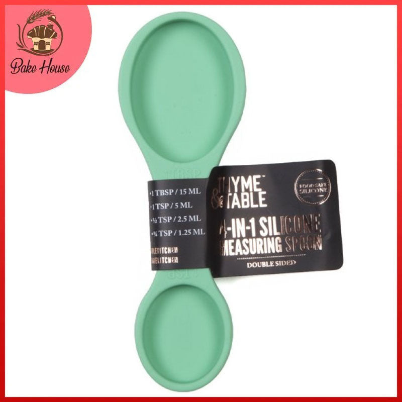 4 in 1 Double Sided Silicone Measuring Spoon