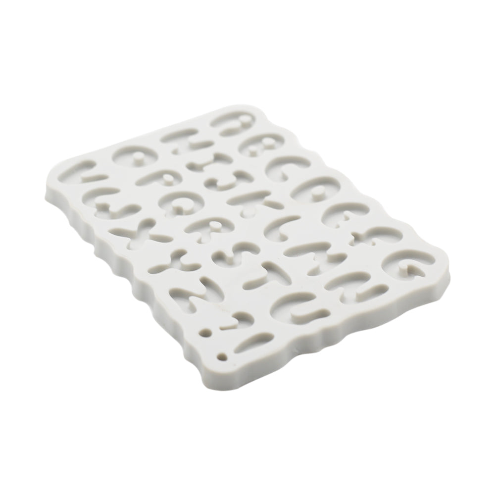Uppercase Alphabet Silicone Fondant Mold 28 Cavity