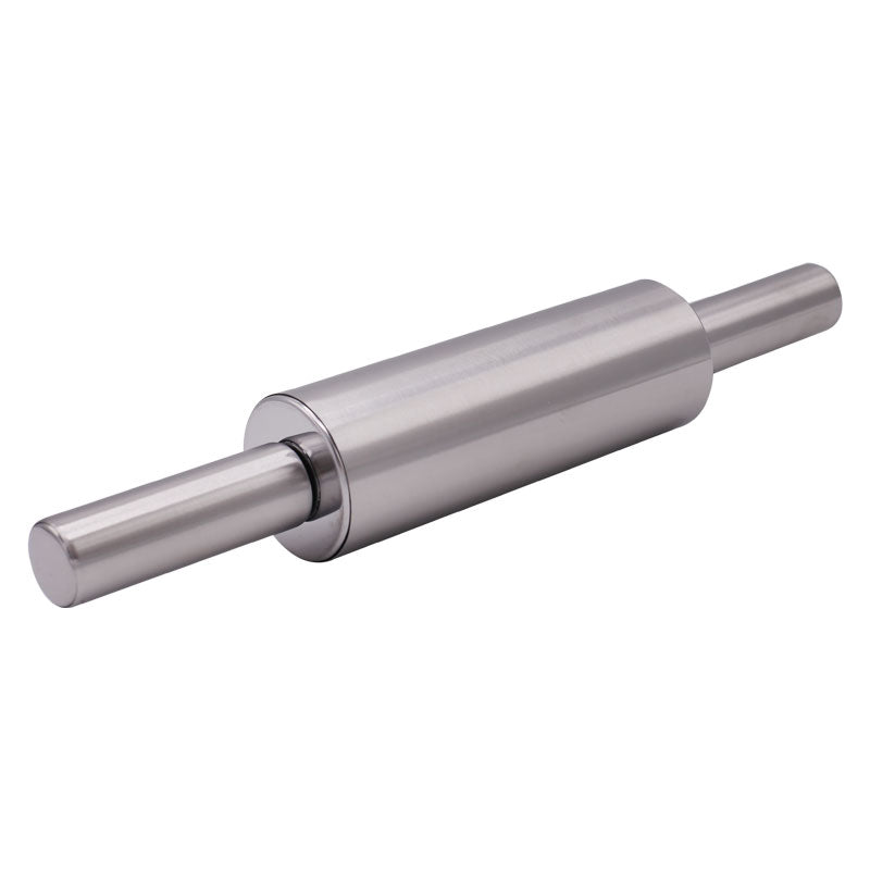 VOCEN Large Stainless Steel Rolling Pin 4cm Diameter
